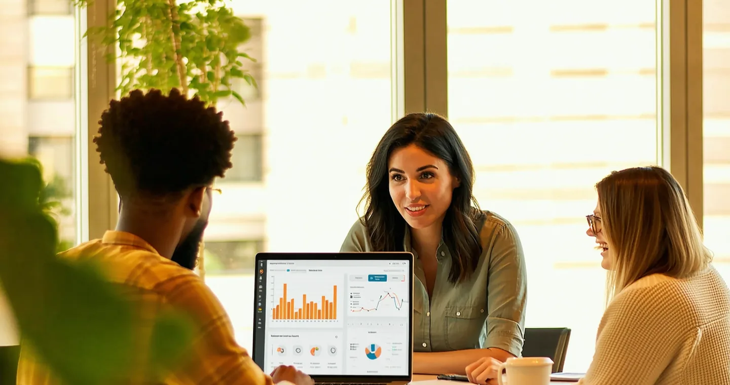 Stockvyne team at work in the Atlanta office