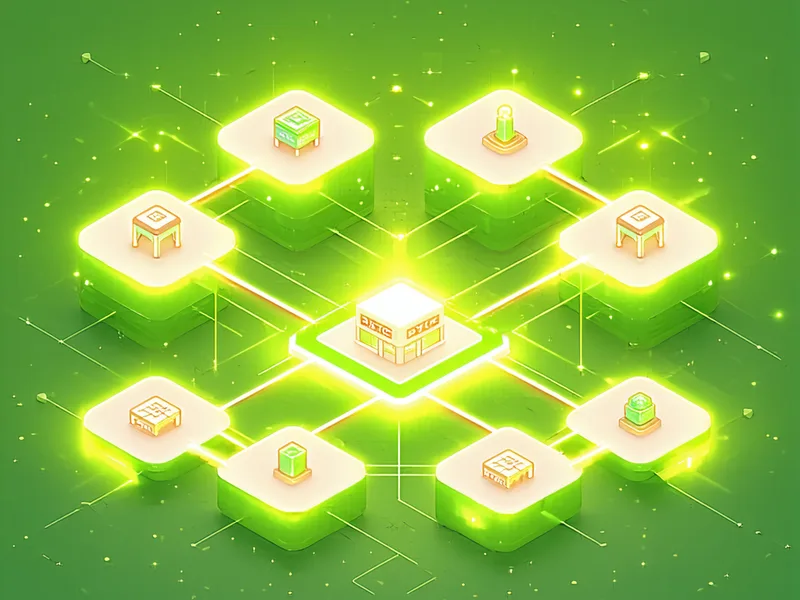 Illustration of inventory allocation across distribution center and retail stores